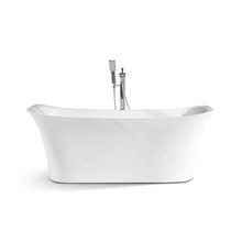 Individuality Creativity Seamless Oval Freestanding Acrylic Bathroom Bathtub